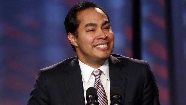 San Antonio Mayor Julian Castro at a January 2014 conference in Washington, DC.