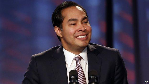 San Antonio Mayor Julian Castro at a January 2014 conference in Washington, DC.