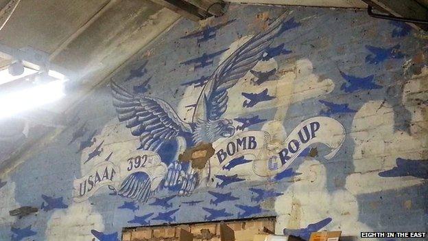 USAAF mural from Hethel