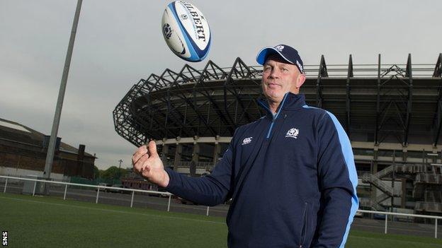 New Scotland head coach Vern Cotter