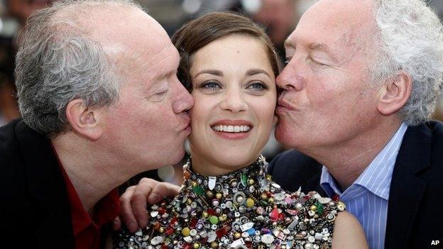 Jean-Pierre Dardenne, Marion Cotillard and Luc Dardenne