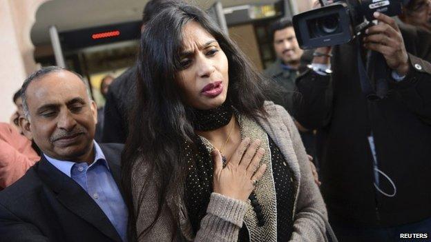 Indian diplomat Devyani Khobragade in Delhi in this file photo taken January 11, 2014