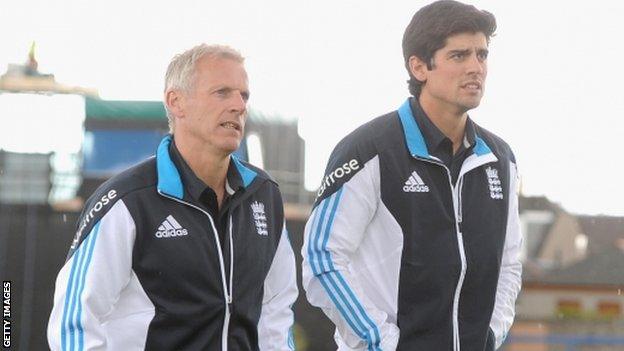 Peter Moores & Alastair Cook