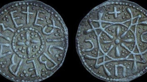 The silver penny minted for Ethelbert II