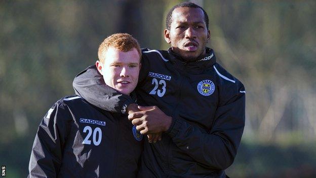 Adam Campbell and Eric Djemba-Djemba