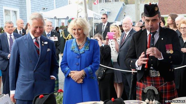 Prince Charles at Hector Quay