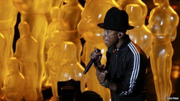 Pharrell Williams at the Oscars