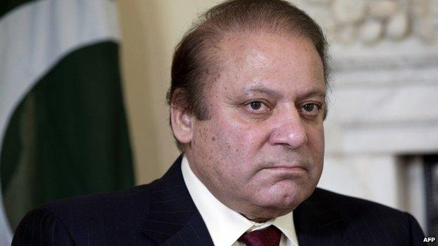 Pakistani Prime Minister Nawaz Sharif