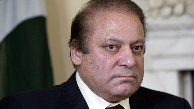 Pakistani Prime Minister Nawaz Sharif