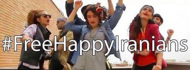 Iranians dancing in Pharell Williams 'Happy' parody