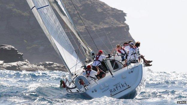Cheeki Rafiki yacht pictured during Antigua Sailing Week 2014