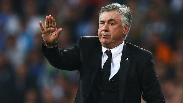 Real Madrid coach Carlo Ancelotti