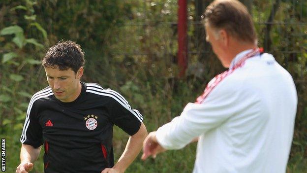 Louis Van Gaal and Mark van Bommel