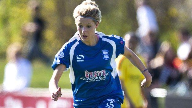 Birmingham striker Kirsty Linnett