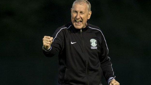 Hibs boss Terry Butcher