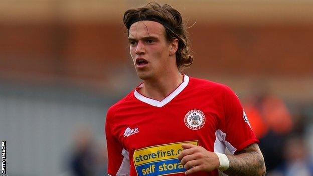 Accrington Stanley forward James Gray