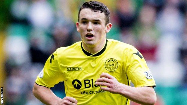 St Mirren midfielder John McGinn