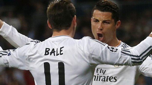 Gareth Bale and Cristiano Ronaldo