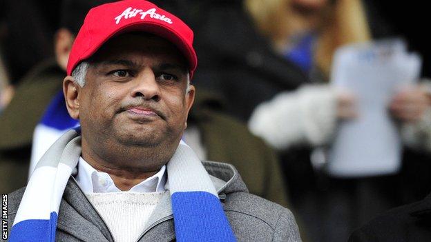 Queens Park Rangers chairman Tony Fernandes