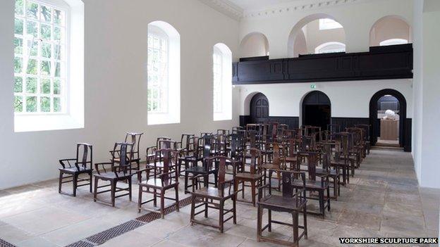 Fairytale Chairs by Ai Weiwei (photographer Jonty Wilde)