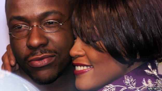 Bobby Brown and Whitney Houston