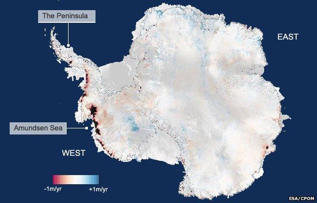 Antarctic map