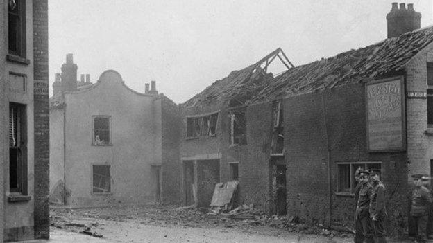 Zeppelin raid on Great Yarmouth