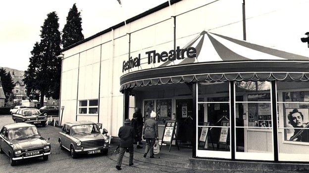 Historic theatre entrance