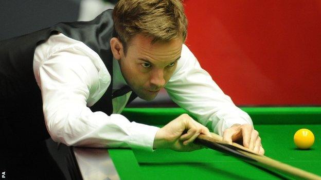 Snooker player Ali Carter