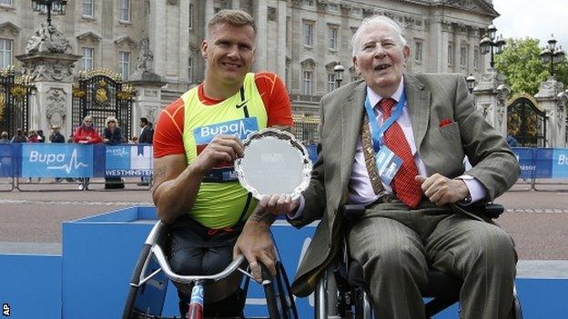 David Weir and Sir Roger Bannister