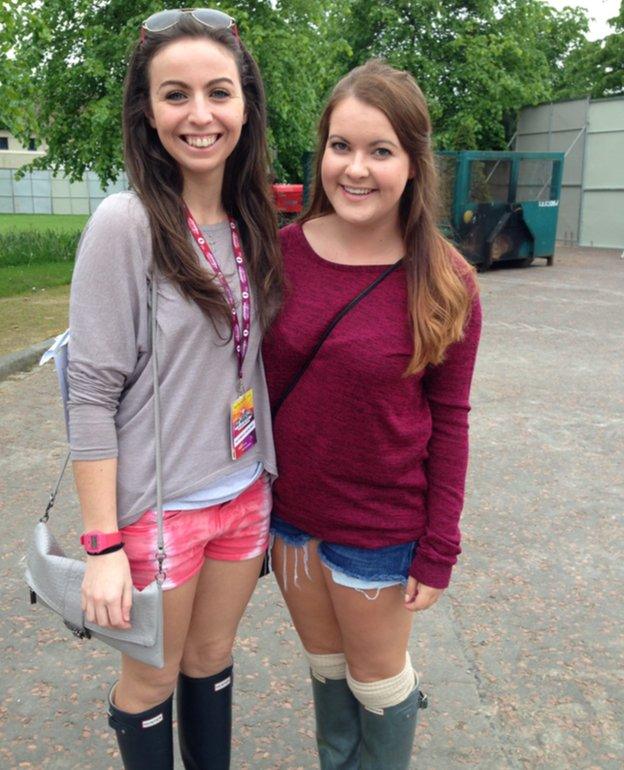 Sarah and Lucy, both 20