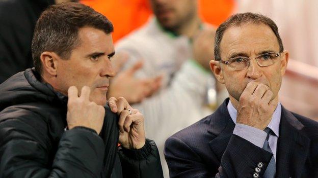 Roy Keane and Martin O'Neill