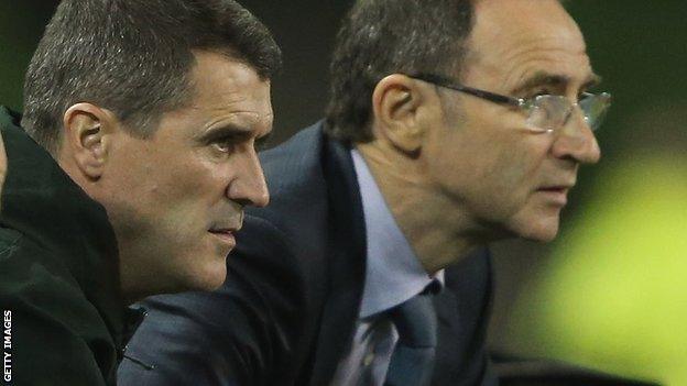 Roy Keane and Martin O'Neill