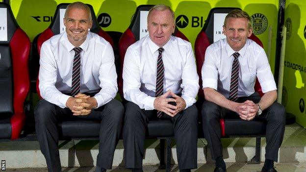 Jim Goodwin, Tommy Craig and Gary Teale