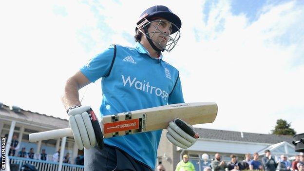 England captain Alistair Cook