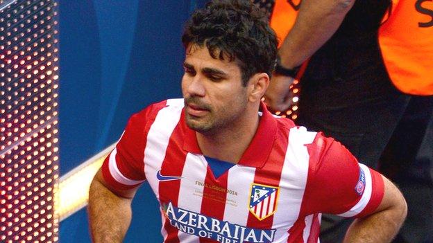Diego Costa of Atletico Madrid