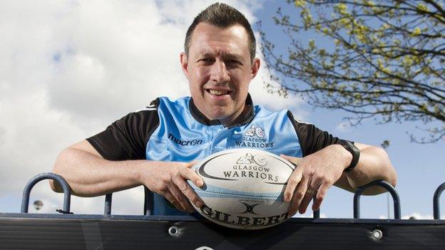 Glasgow Warriors assistant coach Matt Taylor