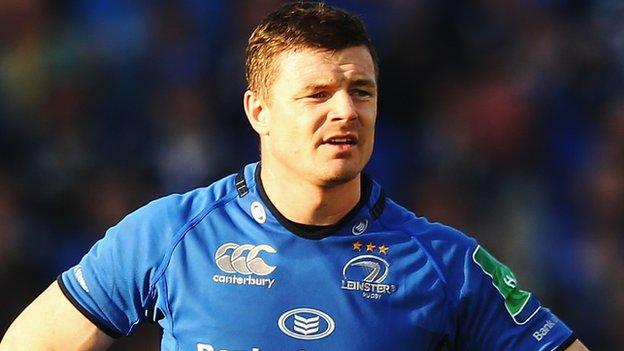 Leinster centre Brian O'Driscoll