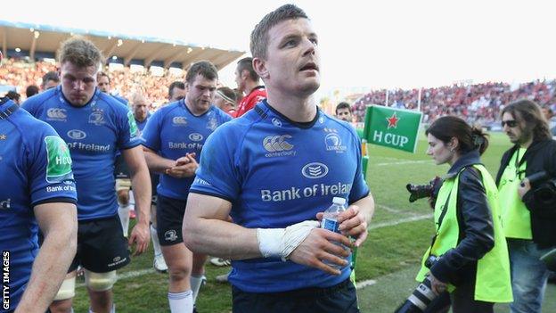 Leinster centre Brian O'Driscoll