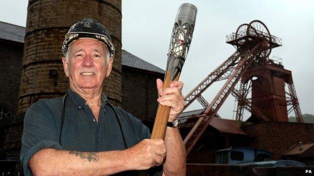 Miner and tour guide Graham Williams