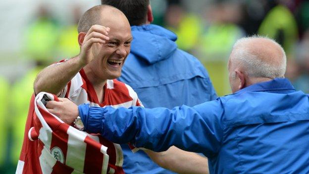 Hamilton player-manager Alex Neil