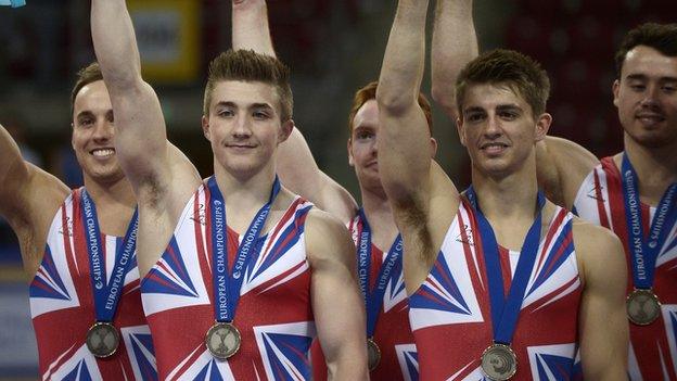 Britain men's gymnastics team