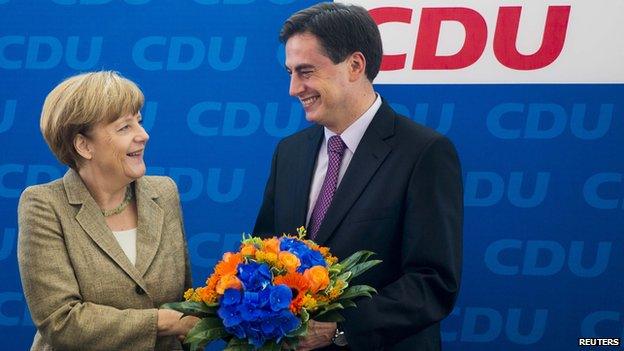 Angela Merkel, CDU celebrations