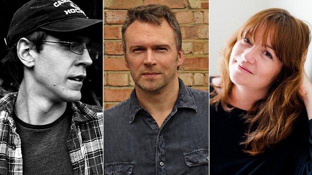 D.W. Wilson, Robert Allison and Eimear McBride