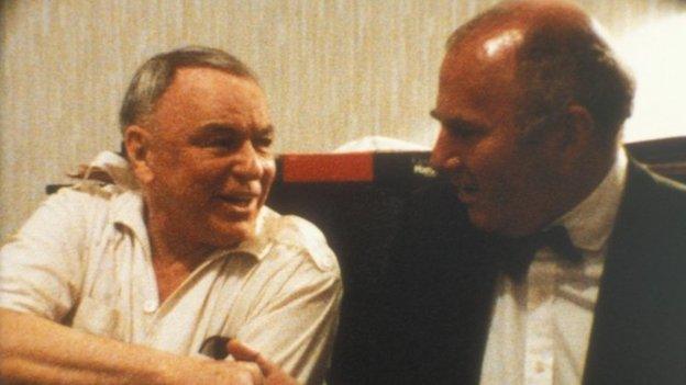 Clive James and Frank Sinatra