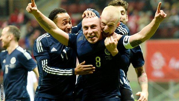 Scotland beat Poland 1-0 in March