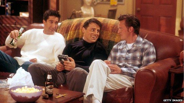 David Schwimmer, Matt LeBlanc and Matthew Perry