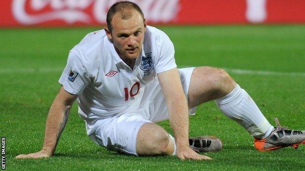 England striker Wayne Rooney played four games fewer in 2013-14 compared to 2009-10