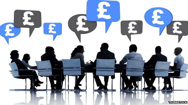 People discussing money matters