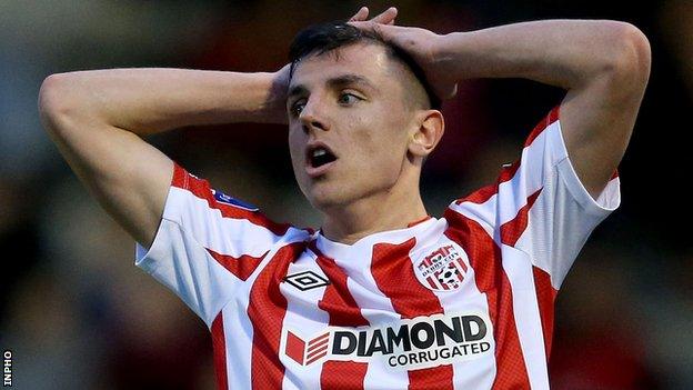 Enda Curran has left Derry City